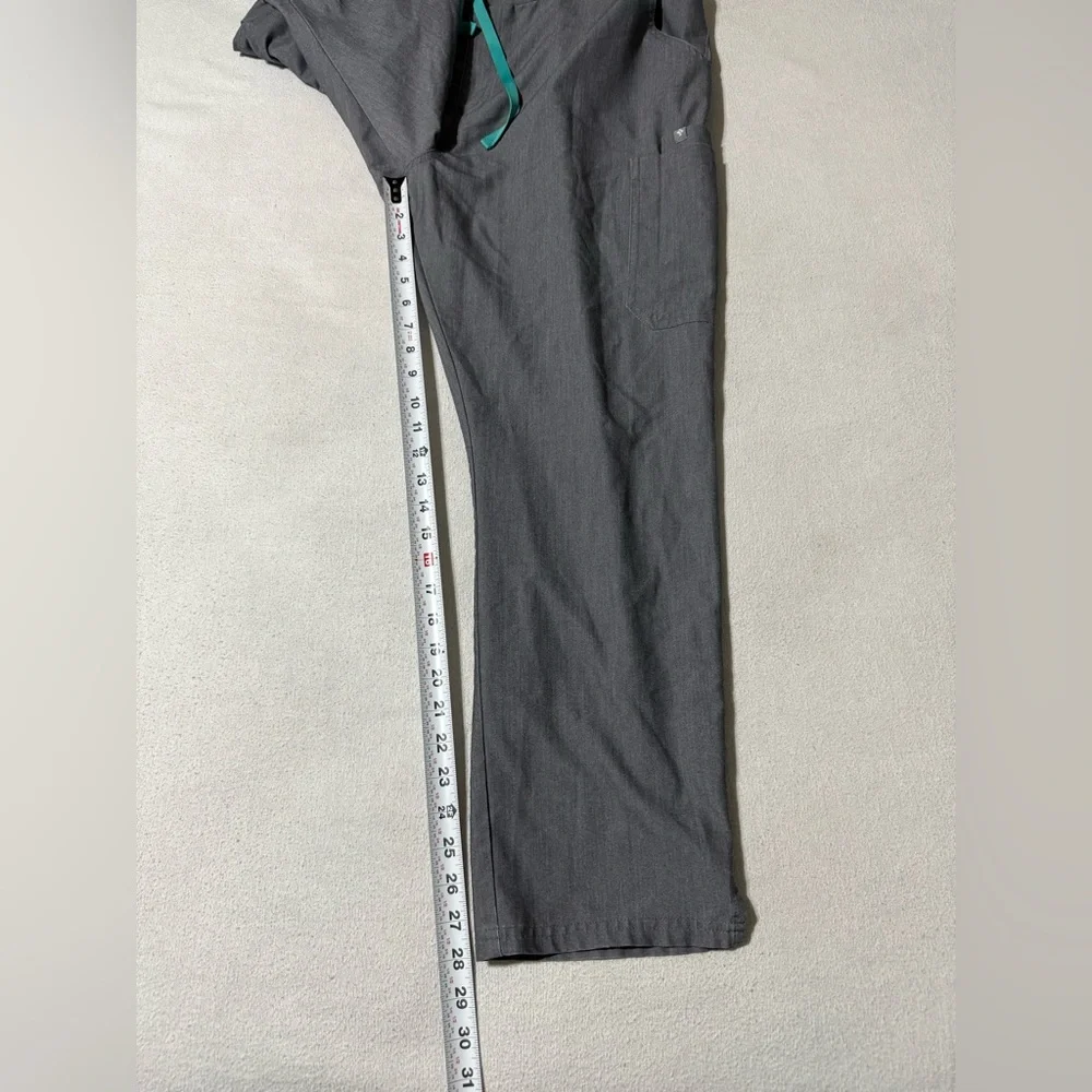 FIGS High Rise Yola Skinny Women's‎ XL Pants Cargo Scrubs Gray TW2000 *FLAW